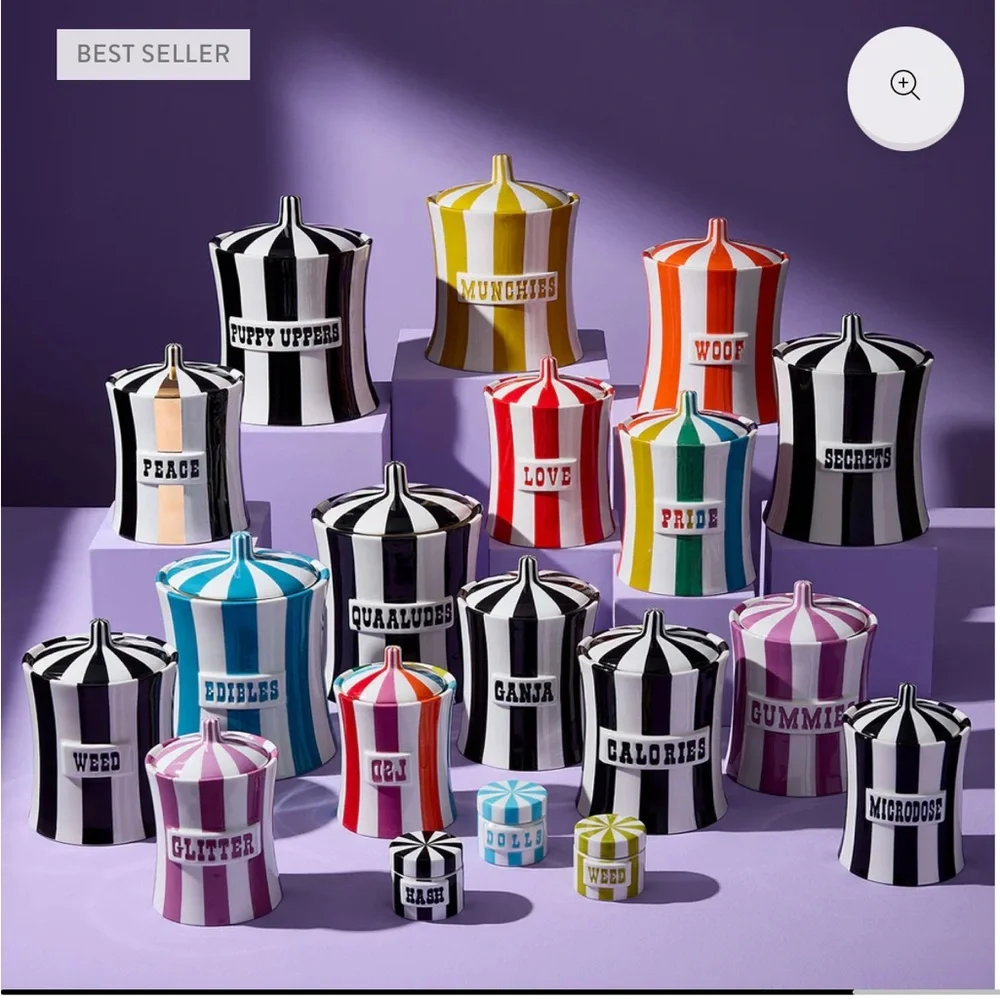 Jonathan Adler Vice Cannister - Secrets - Large